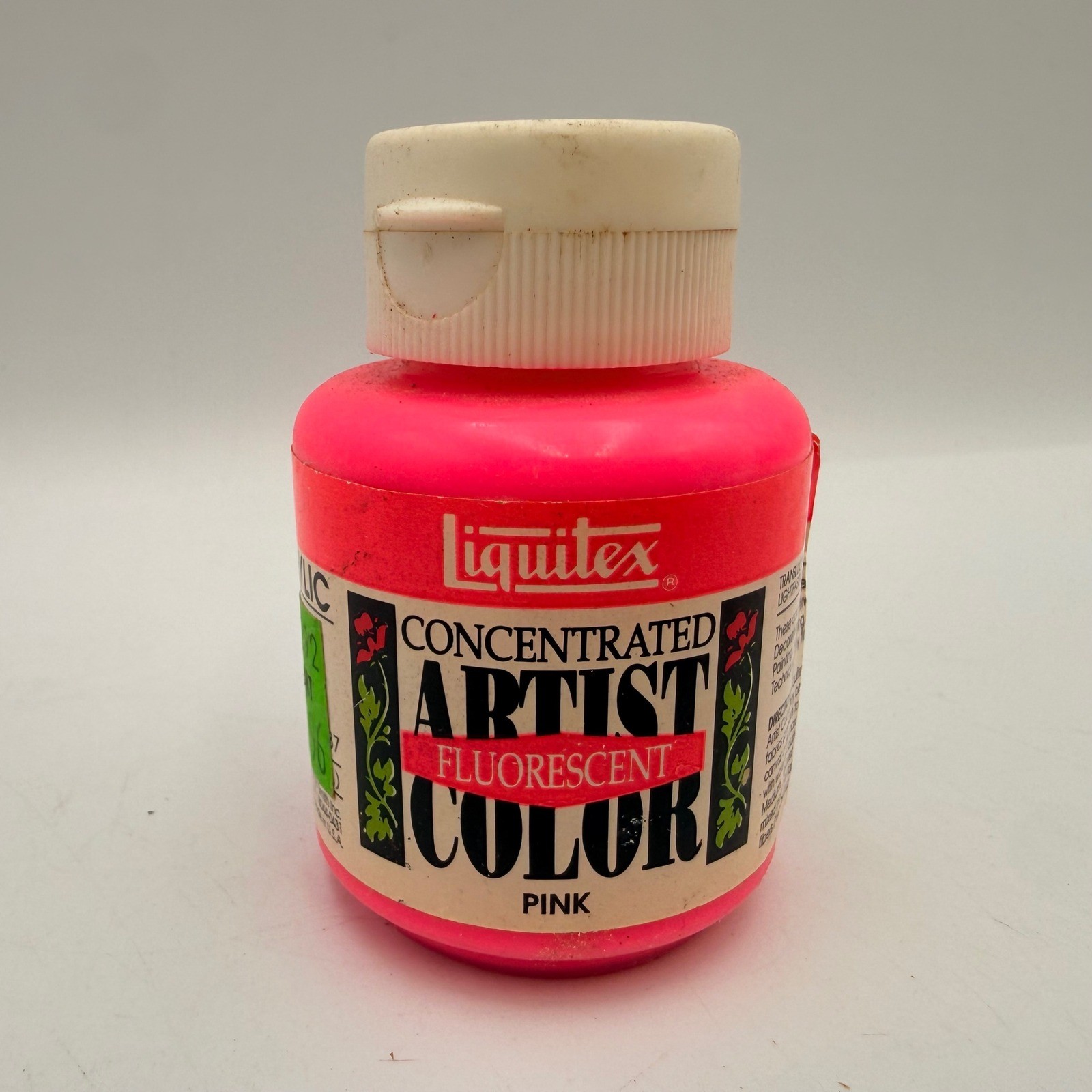 Liquitex Concentrated Artist Color Fluorescent Pink Acrylic Paint 2oz