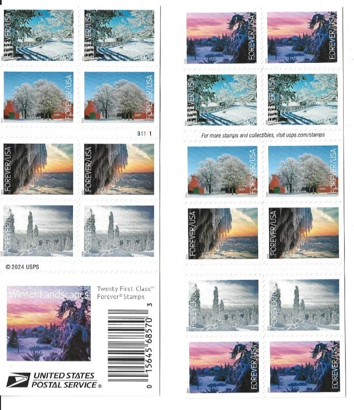 Assorted Christmas designs – 20 per sheet