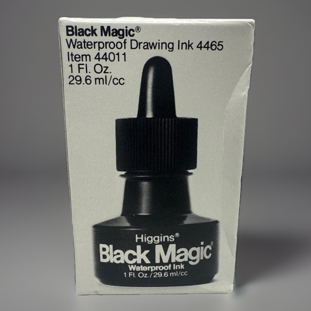 Higgins Black Magic Waterproof Drawing Ink 4465 1oz Black Calligraphy USA