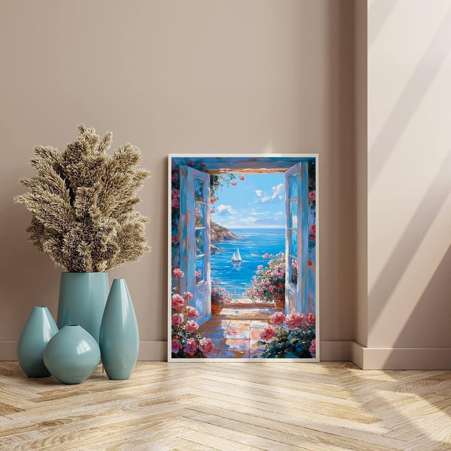 Scenery Paint by Numbers for Adults,Landscape Beach Paint by Number for Adult…
