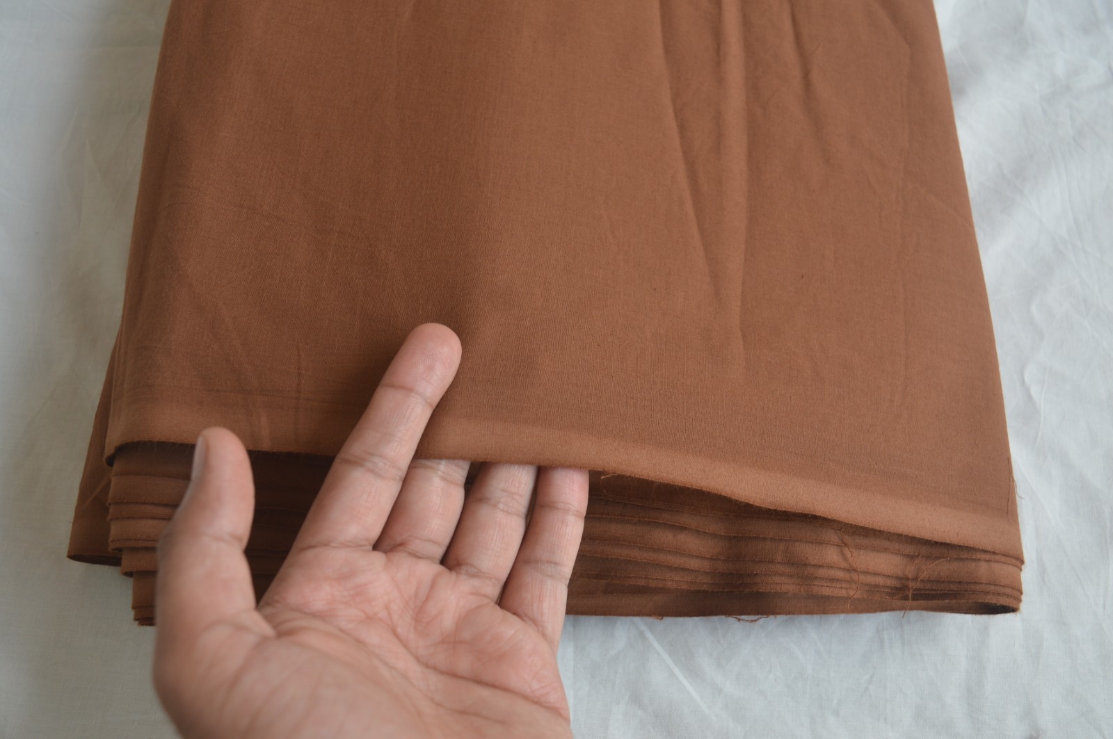Brown Solid Plain Fabric 100%Cotton 20Yard Fabric NO TARRIF CHARGES 100%✅ ZK_66*