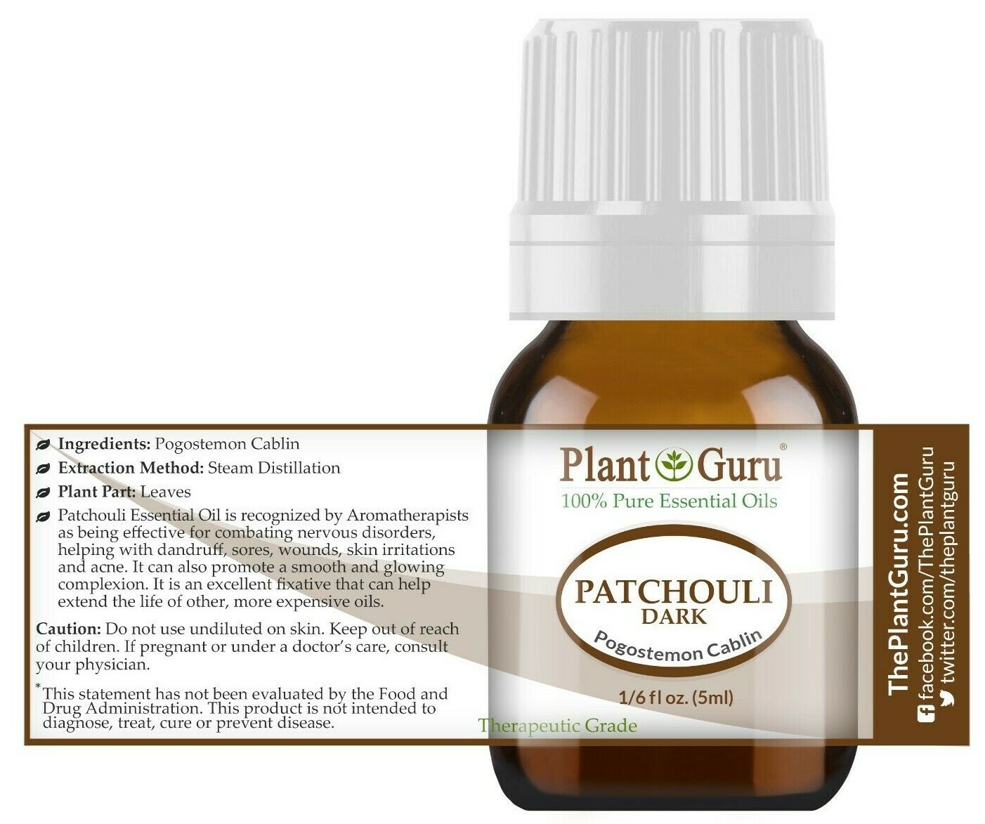 Earth & Wood Essential Oil Set 6 – 5 ml. 100% Pure Natural Therapeutic Grade Lot