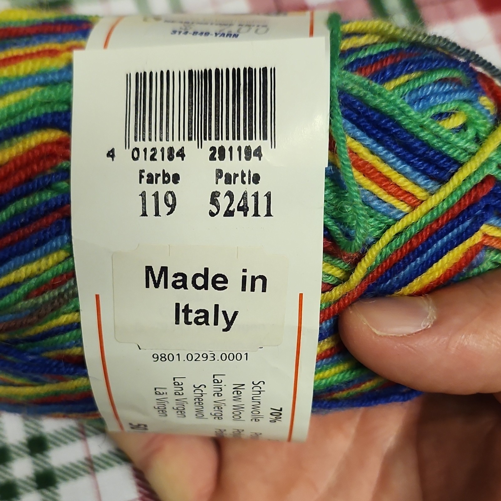 Regia Stretch Crazy Color Sock Yarn Ball 70% New Wool Multicolor Super Fine