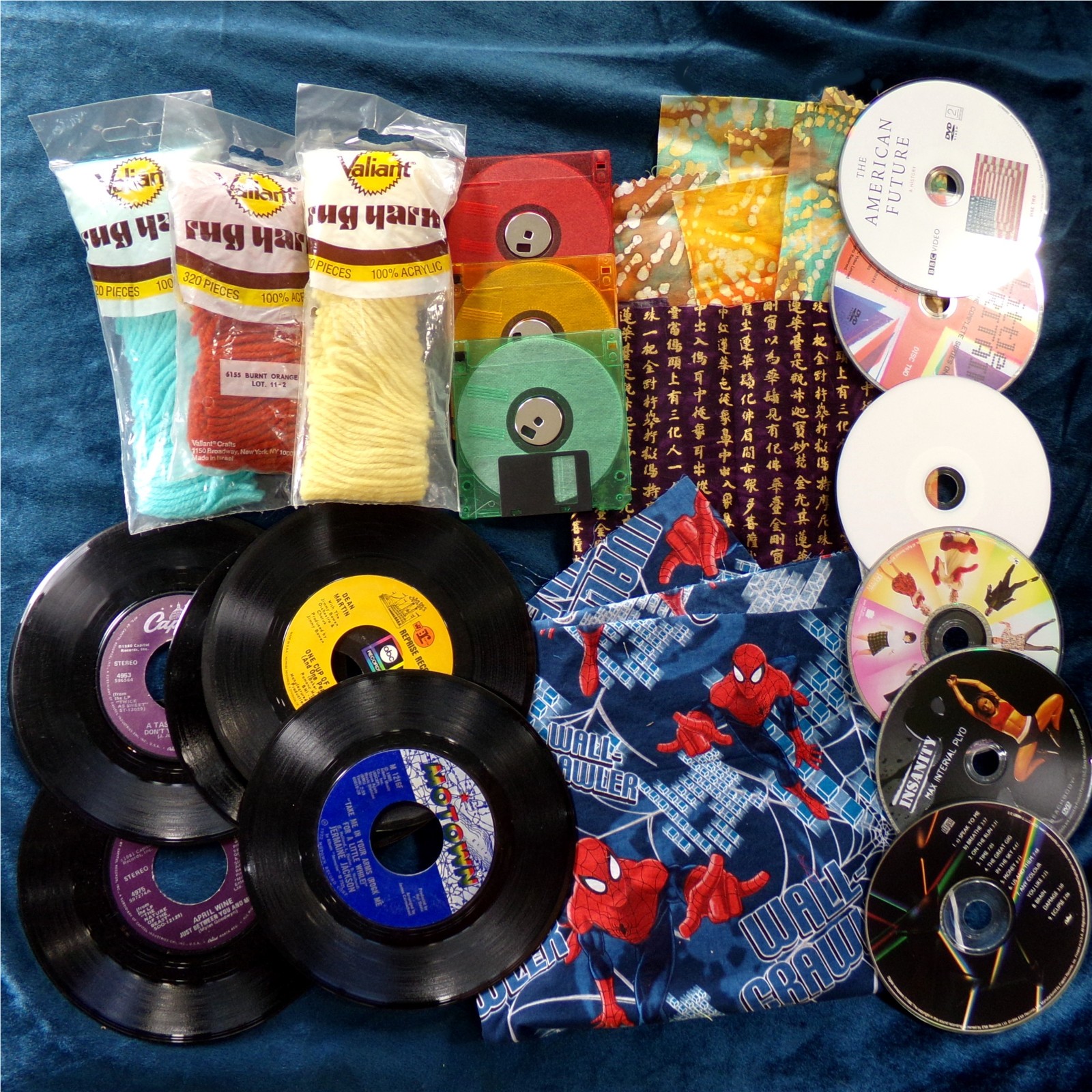Bulk Collage Artist Supply Lot: 9 LB Box Odd Unique Mixed Craft Supplies Art Set