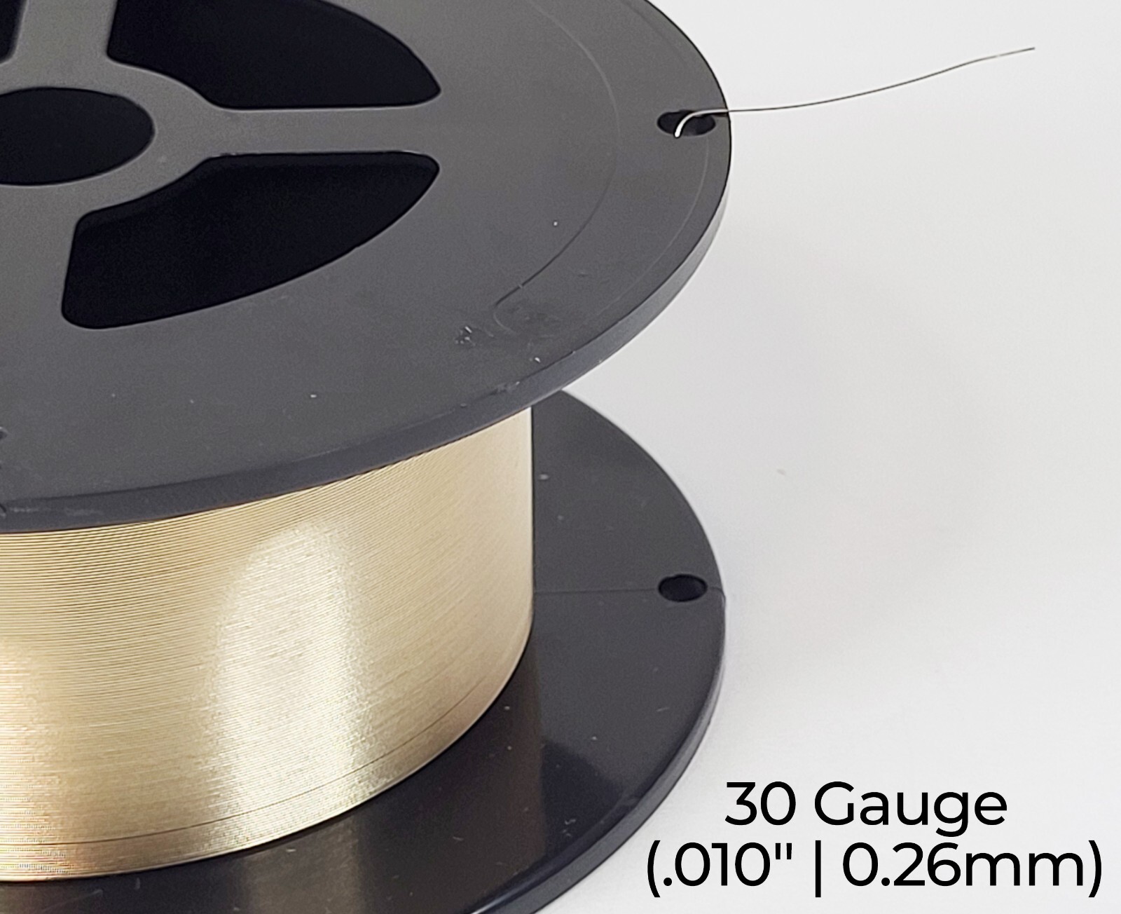 14/20 Yellow Gold-Filled Wire | Round | Dead Soft | 10-30 Gauge | 1-10 ft | USA