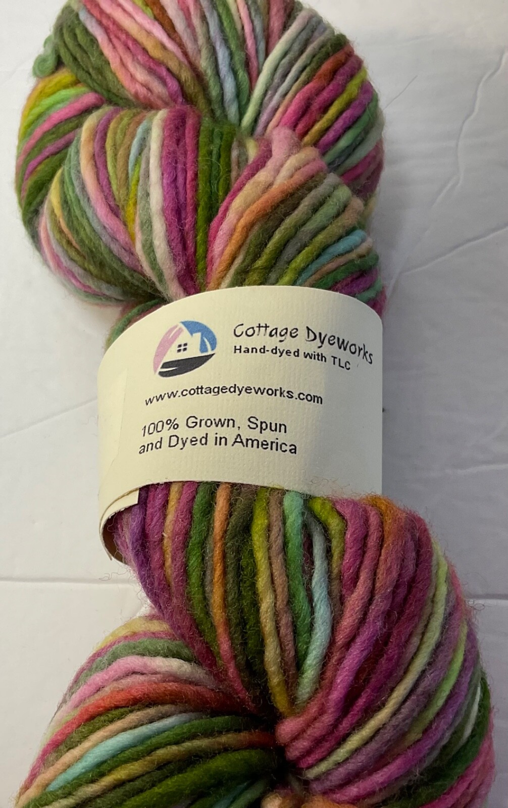 Cottage Dyeworks New Harmony Yarn Unit of 1 Symphony Greens/Pinks