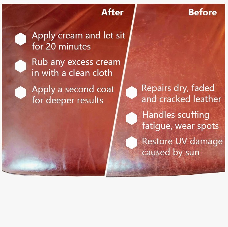 Skidmore’s Original Leather Cream, Natural Non Toxic Leather Conditioner
