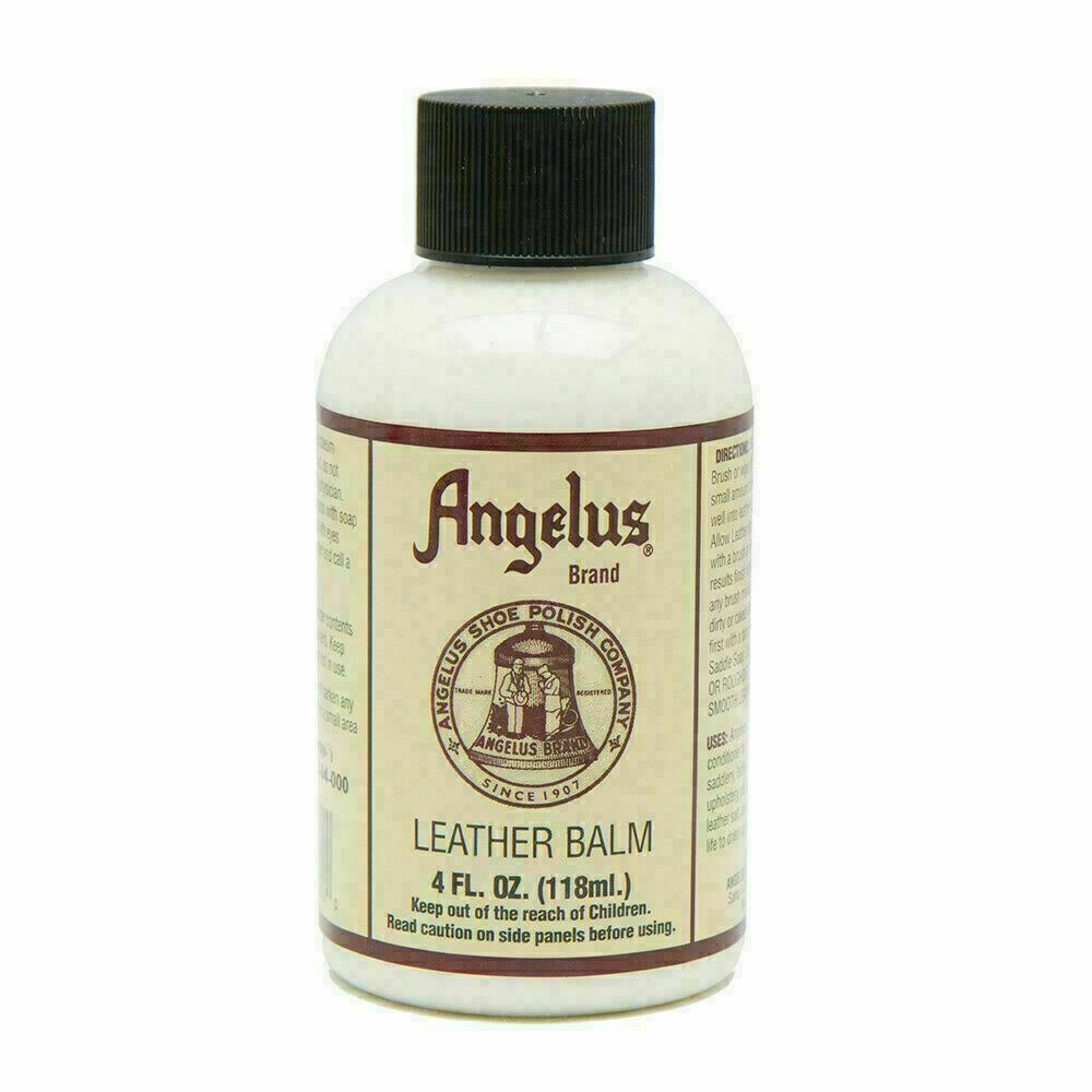 Angelus Leather Balm In 4oz Bottle Leather Cleaner/Conditioner NEW