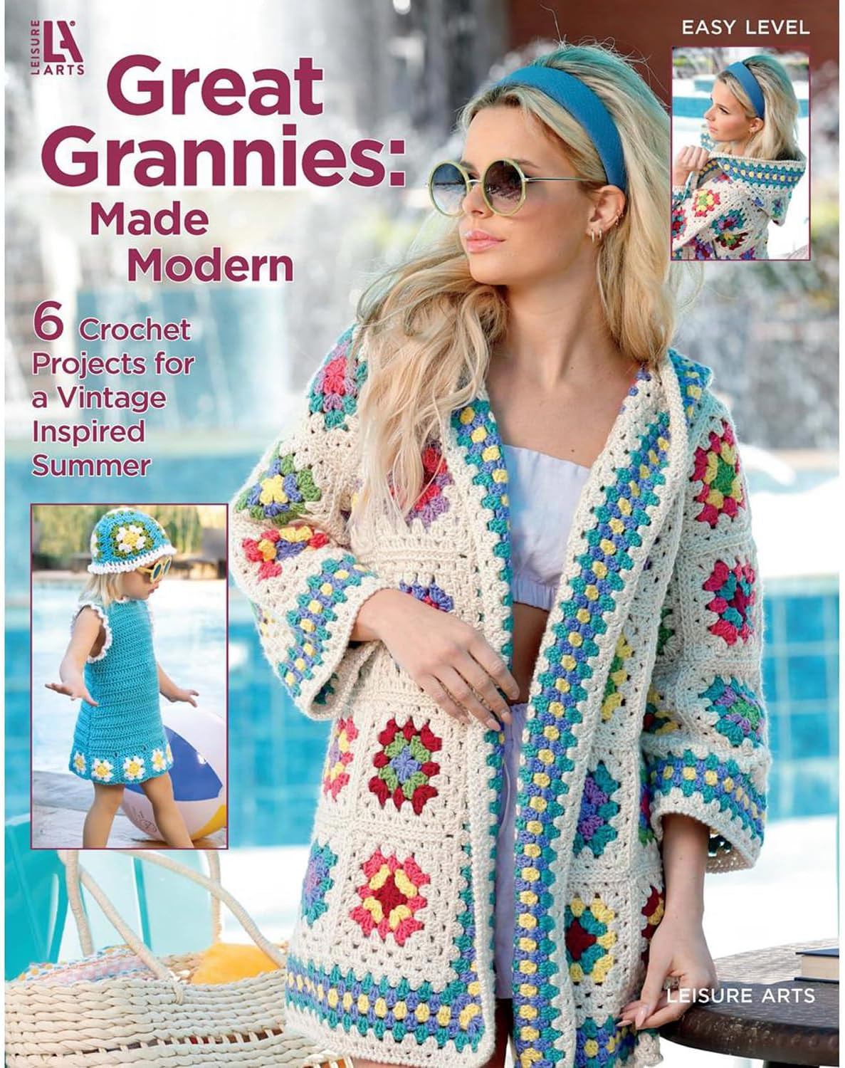 Great Grannies:Made Modern Book, Granny Square Crochet Book, Granny Square Croch