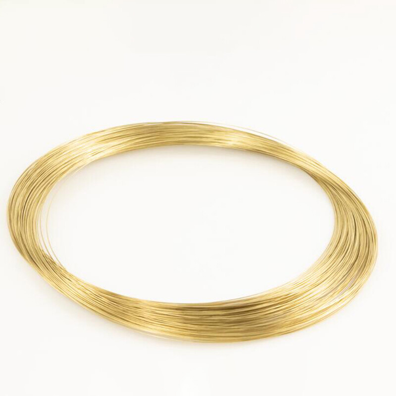 Brass Round Wire Bare Unplated Ø0.3mm – 5mm Diameter Jewelry Making / Wire Craft