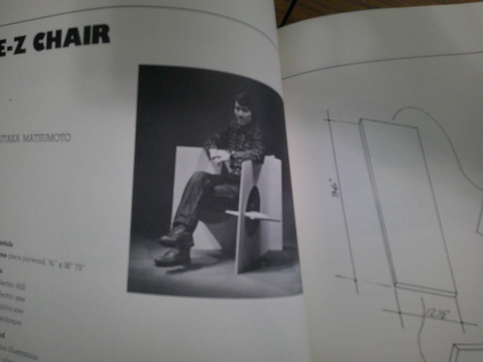 1976 Parsons School Design Furniture in 24 Hours Spiros Zakas & Students
