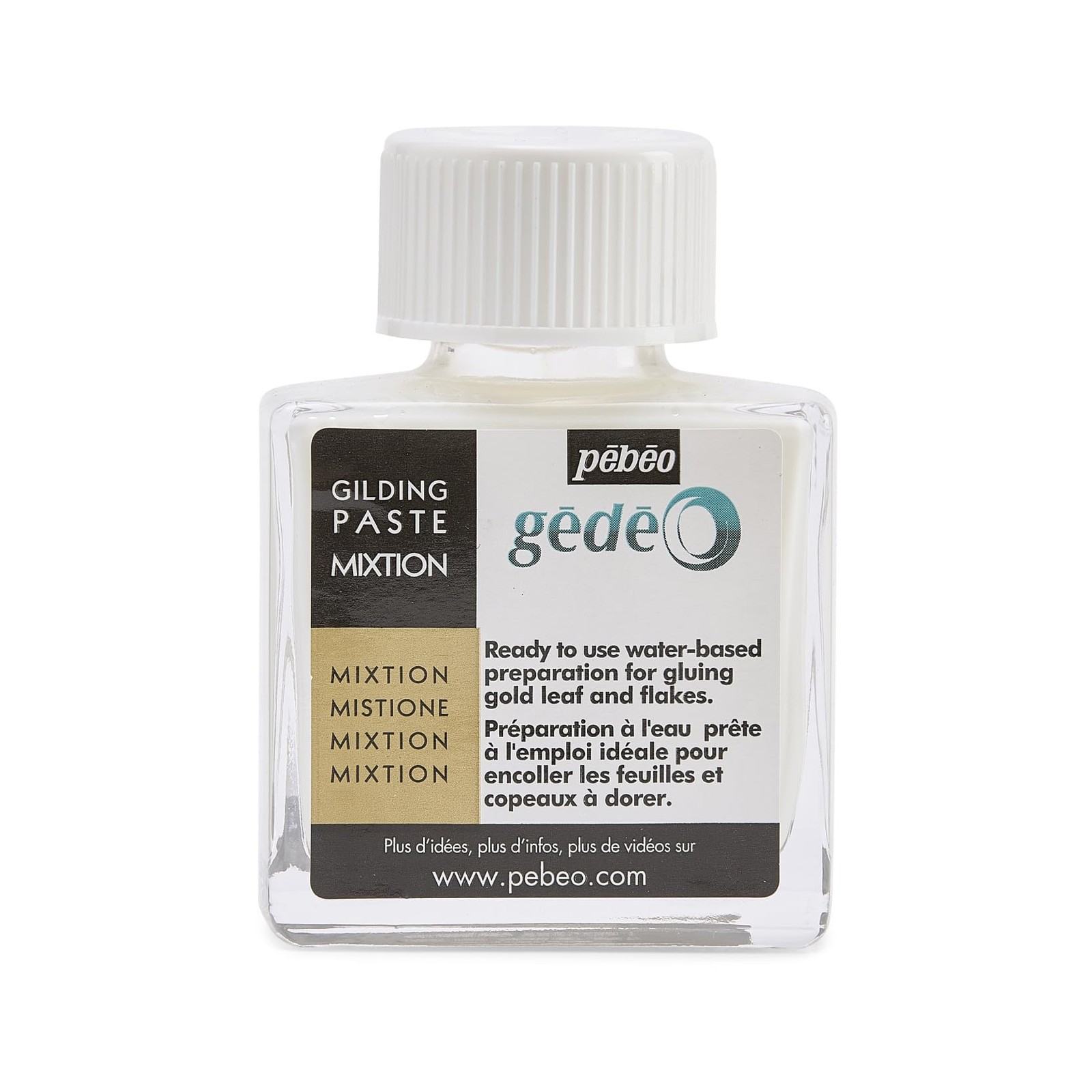 766544 Gedeo Gilding Art Paint Paste 2.53 Fl Oz pack Of 1 Gold