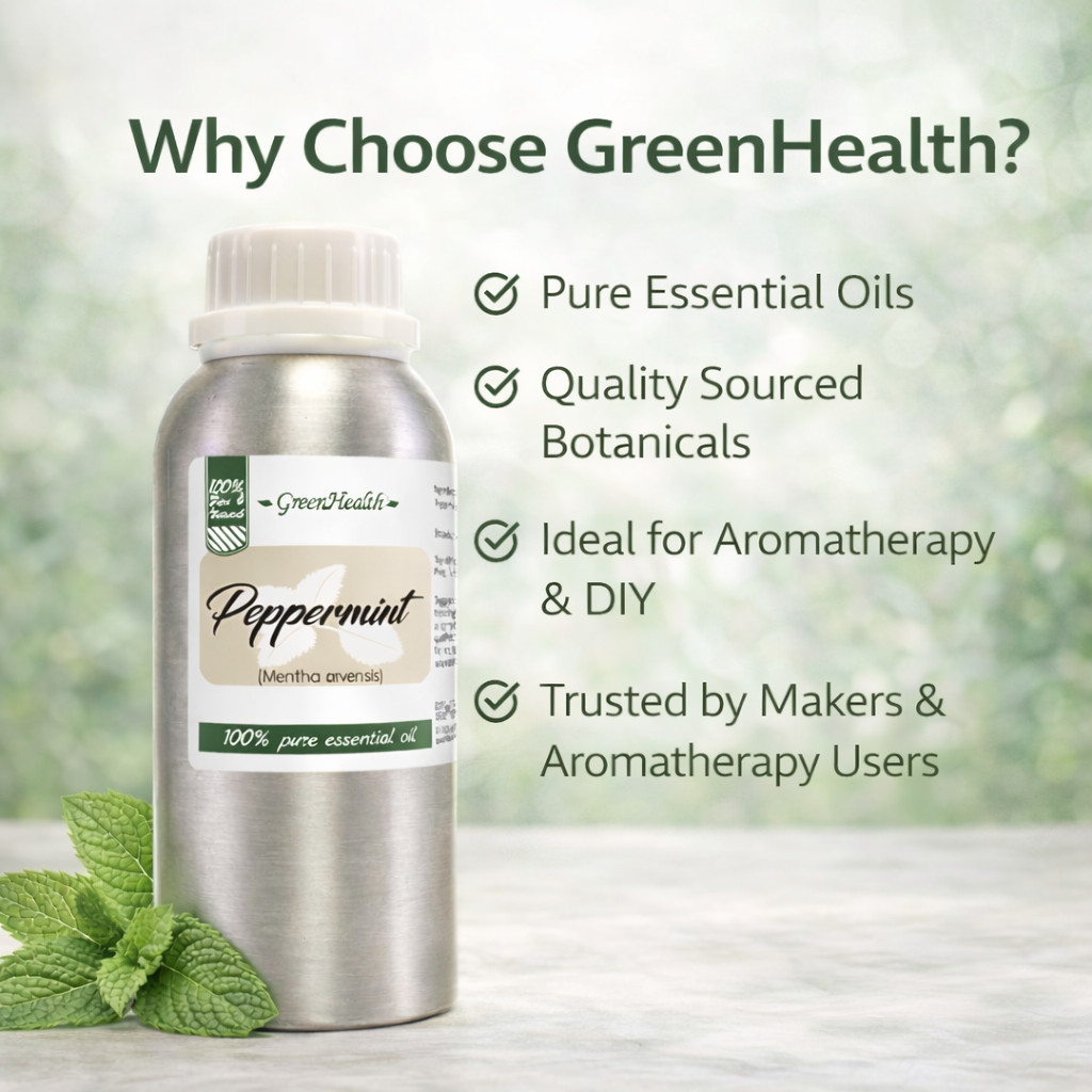 8 fl oz Bulk Peppermint Essential Oil Pure Natural in Aluminum Bottle