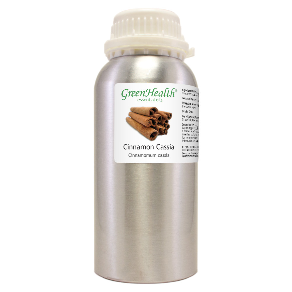 16 fl oz Cinnamon (Cassia) Essential Oil 100% Pure & Natural in Aluminum Bottle