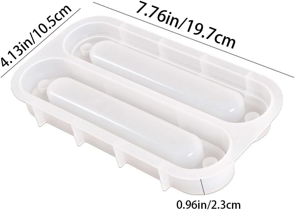 2 PCS Dice Storage Box Resin Mold Resin Molds Silicone Dice Box Molds with Lid R