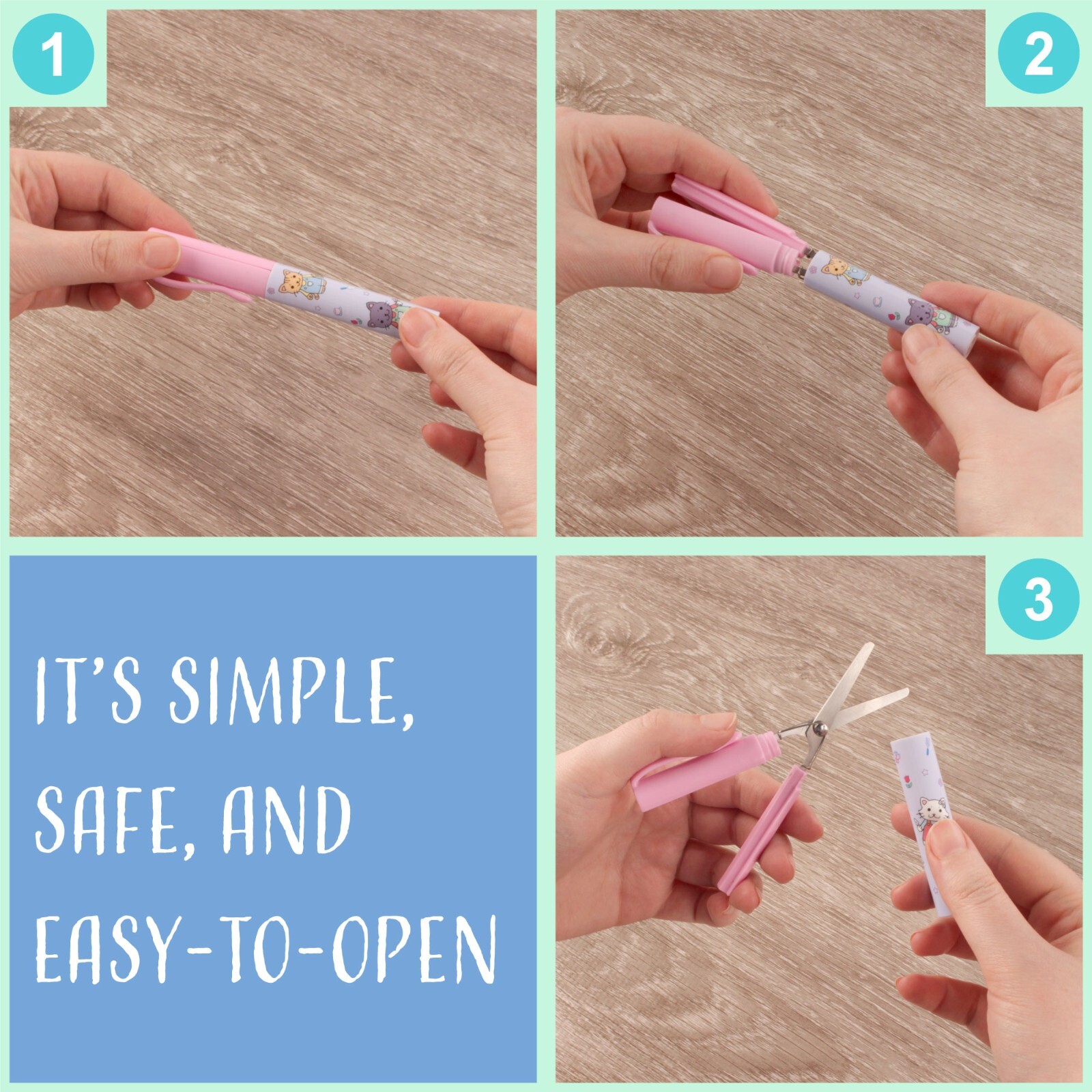 Mini Pen Style Portable Safety Scissors