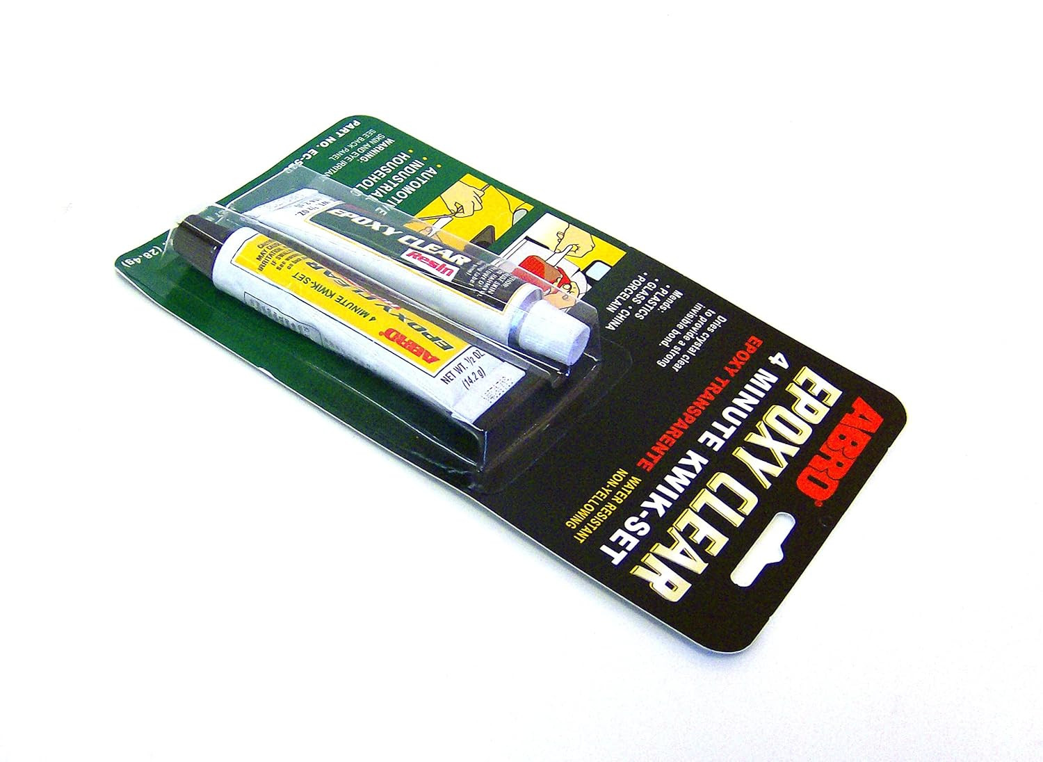 Clear 2-Part Epoxy Glue 4 Minute Fast Set