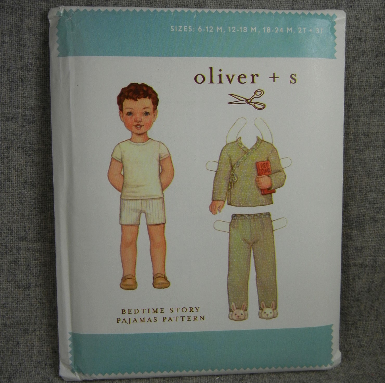 Oliver + S Boys Girls Bedtime Story Pajamas Pattern size 6 months-3T Uncut