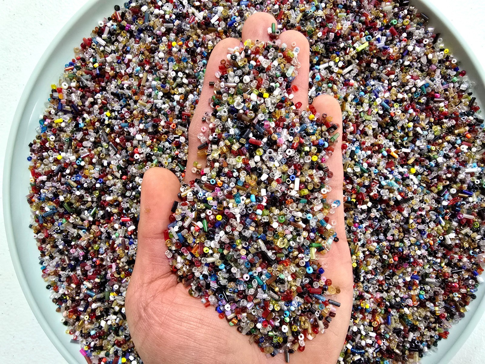 Seed Beads Mix By The Pound Bulk Wholesale Seed & Bugle Beads Lot Assorted Color