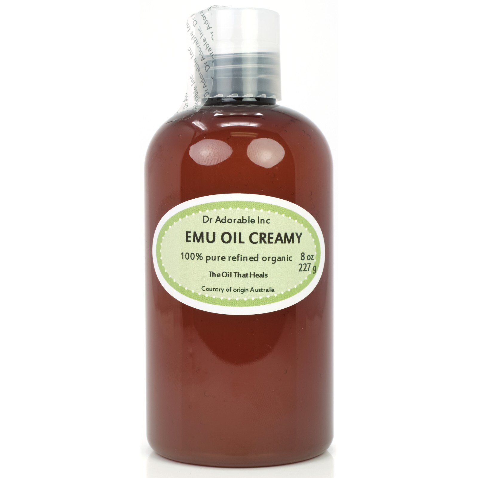 CREAMY EMU OIL BY DR.ADORABLE 100% PURE ORGANIC NATURAL 2 OZ UP TO 7 LB