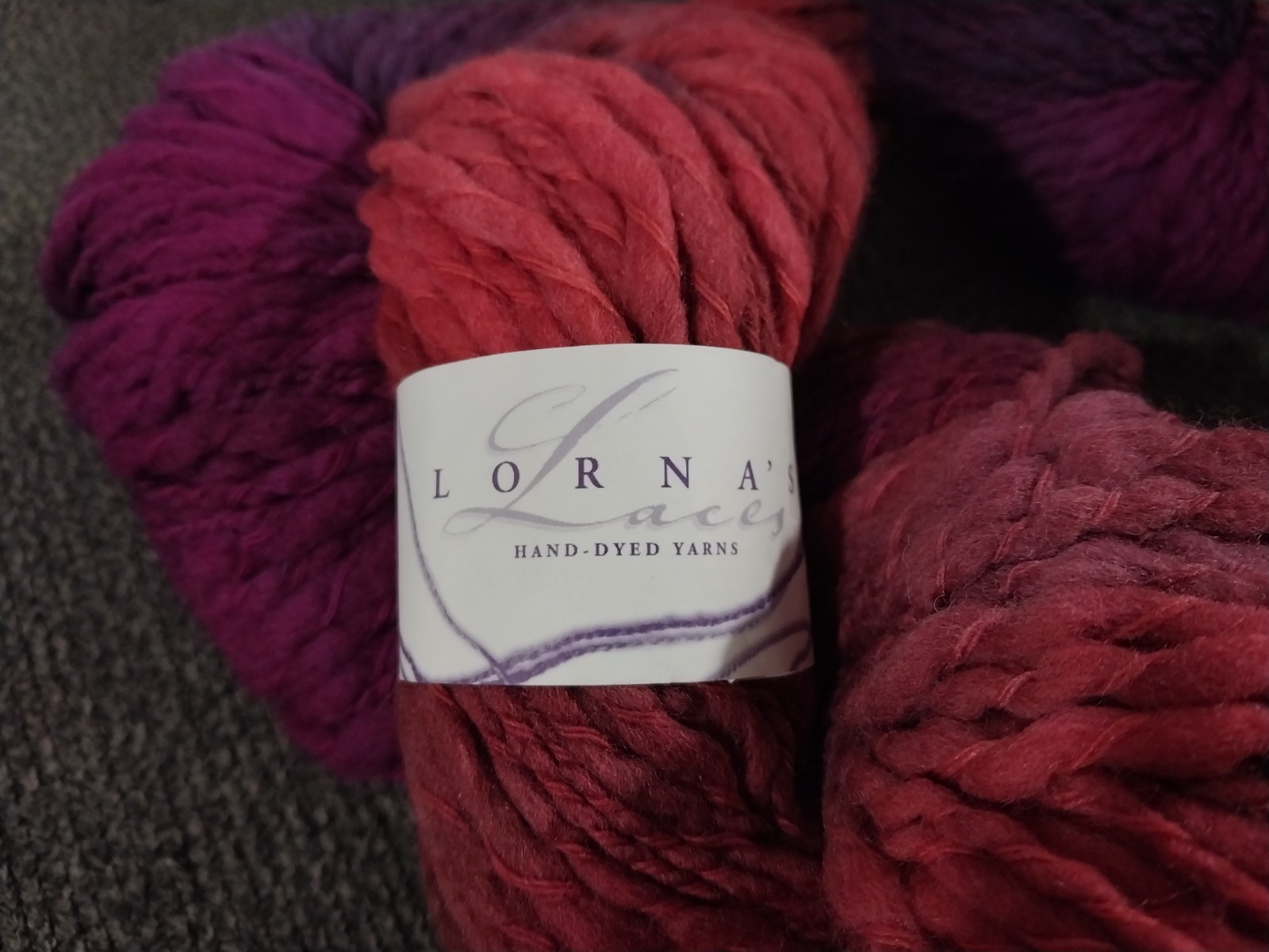 Lorna’s Laces Revelation Yarn 100% Wool 4oz 125yds Color 205 – Lot Of 3