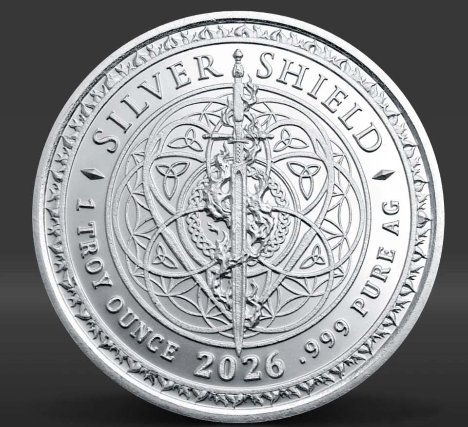 2026 JUSTICE Silver Shield 1 oz. Round Coin+++