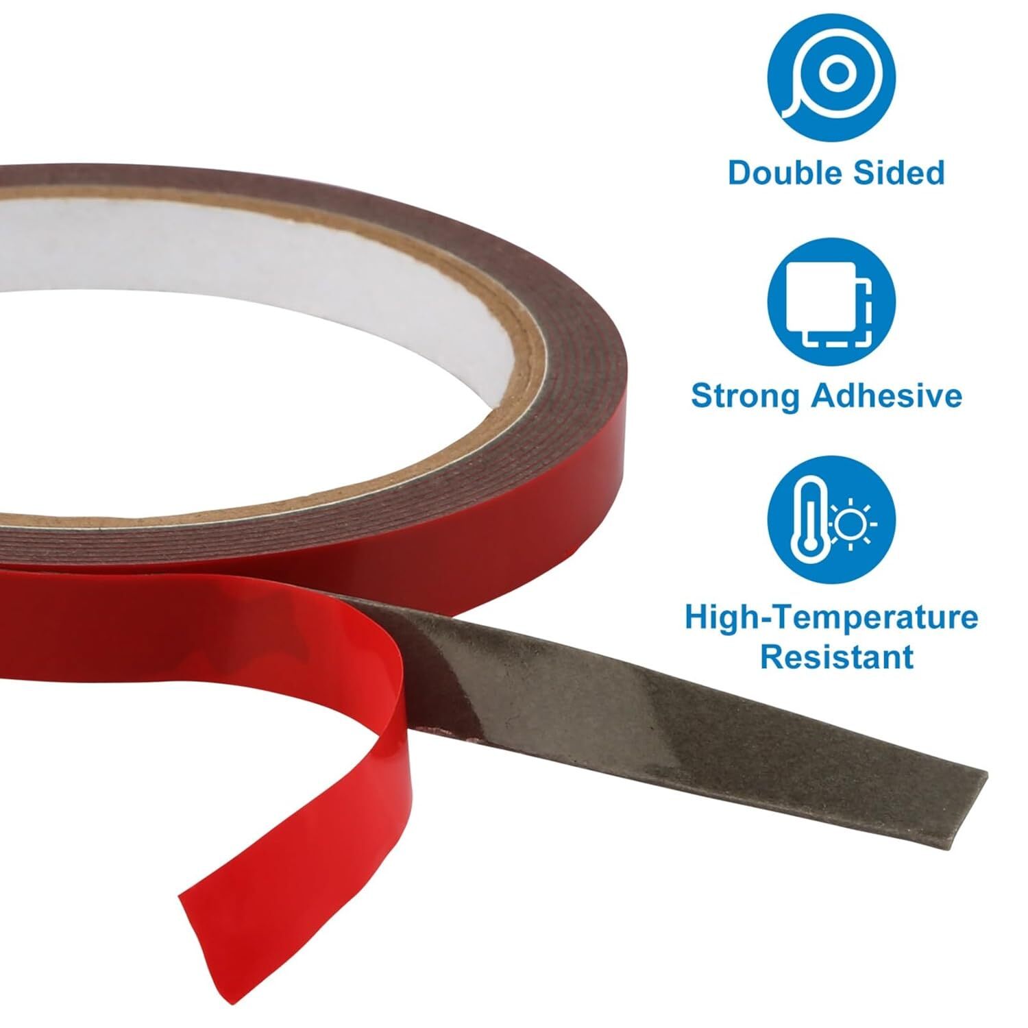 100 Auto Tape Acrylic Foam Double Sided Back Car Mounting Adhesive 3m x10mm 10ft