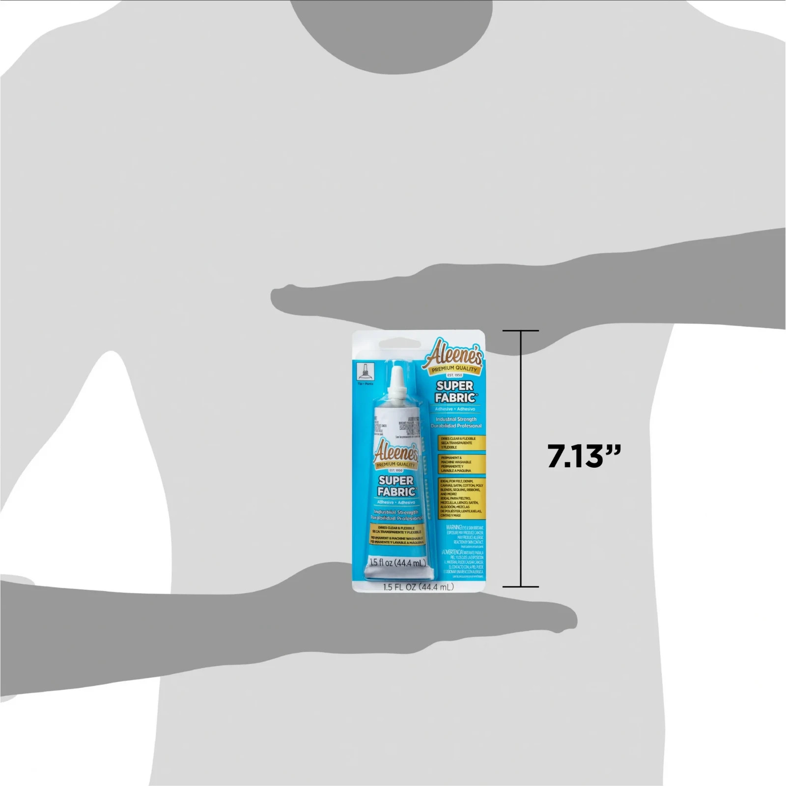 Super Fabric Adhesive 1.5 Fl Oz, Fast Drying, Clear Permanent Fabric Adhesive