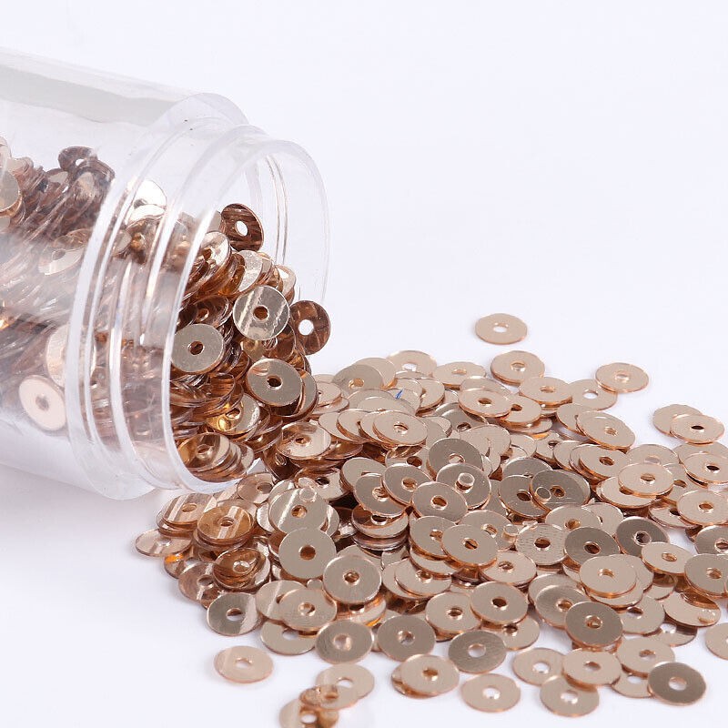80000pcs 20 Colors Flat Round Sequins Clothing Decoration DIY Sewing Craft 2-6mm