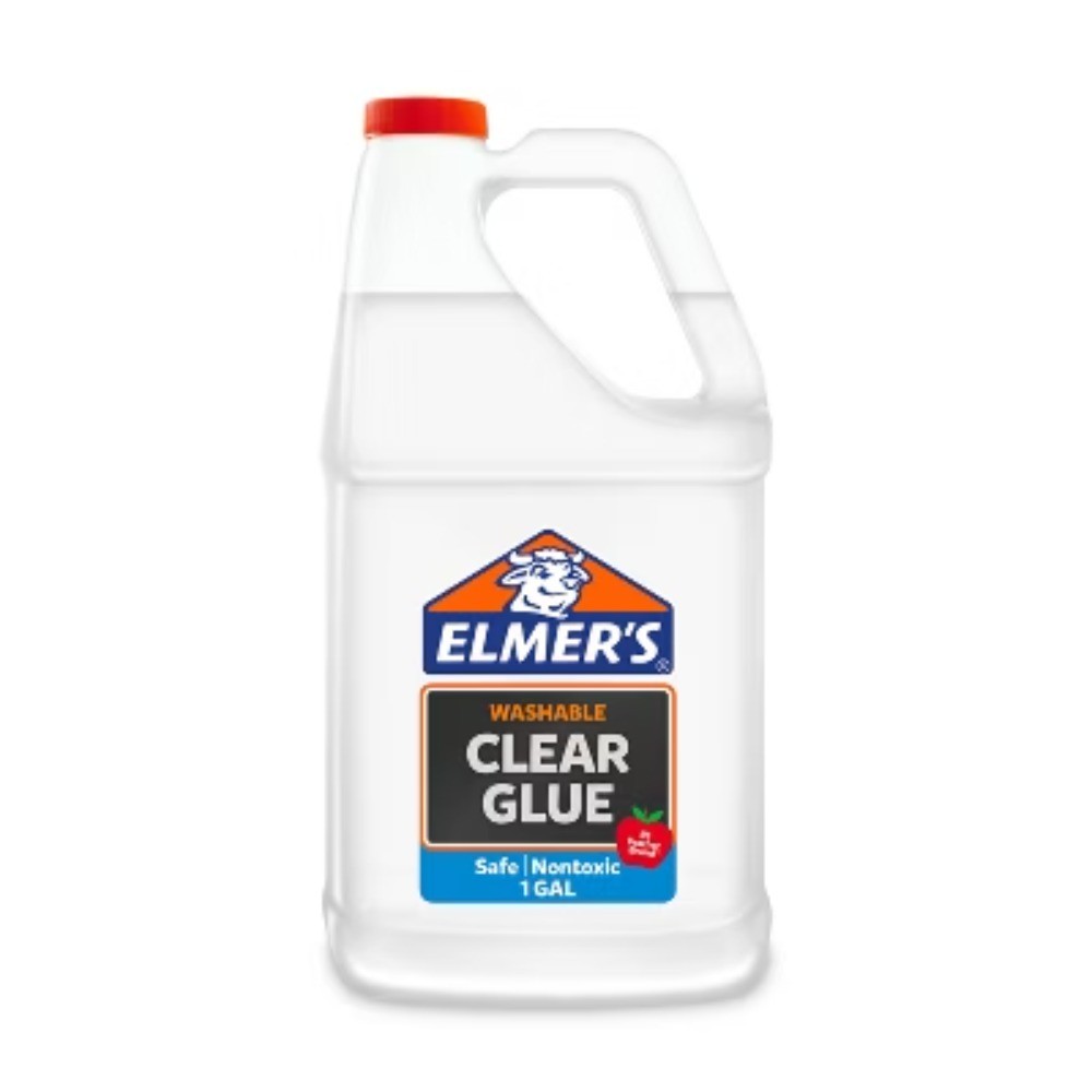 Elmer’s 1gal Clear School Glue, Washable, Non-Toxic