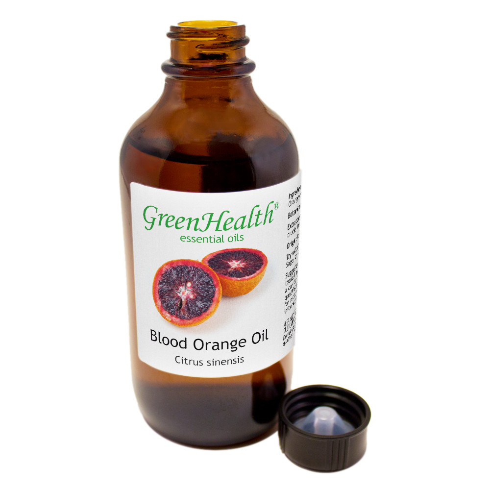 4 fl oz Blood Orange Essential Oil (100% Pure & Natural) in Amber Glass Bottle