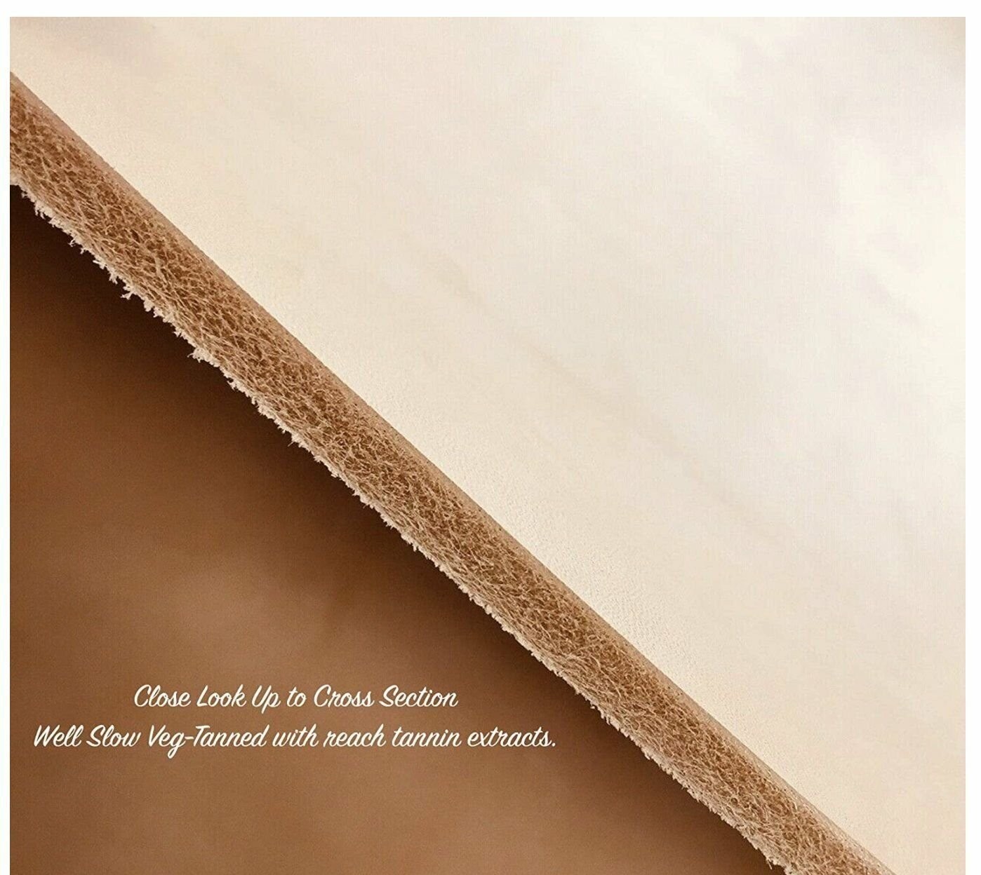 Veg Tan Full Grain Leather 13/15 Oz. (5.2-6mm) Heavy Thickness Pre-Cut 6″ to…