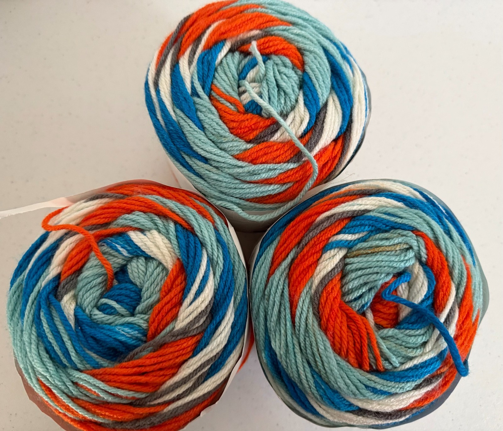Lot of 3 Cakes PAINTBOX CHUNKY POTS Yarn #5 Bulky Chunky 200 g 272 m Acrylic
