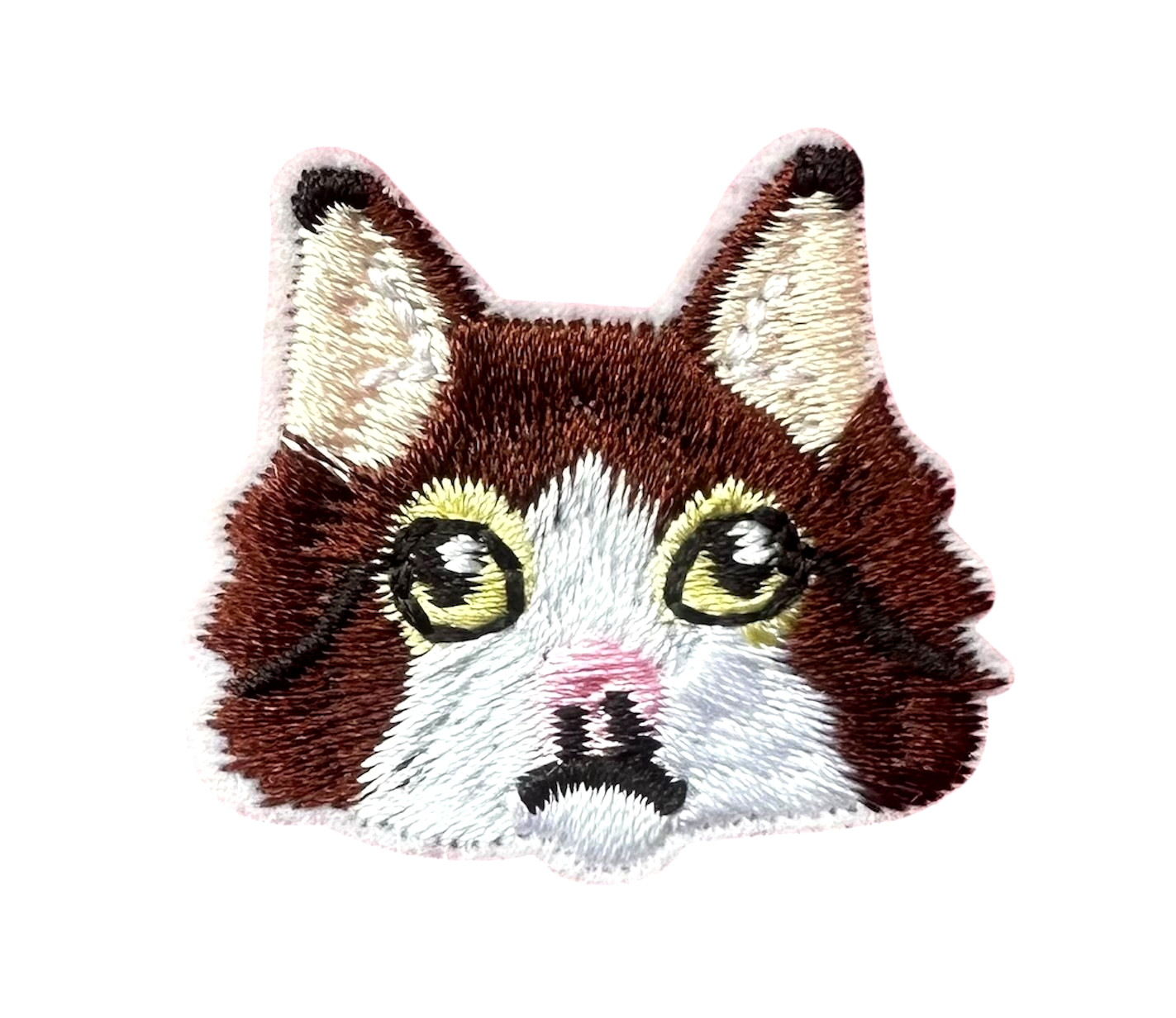 Cute Animal Face embroidered Iron-On 1+1/2 x 1+3/8 inch FREE SHIPPING
