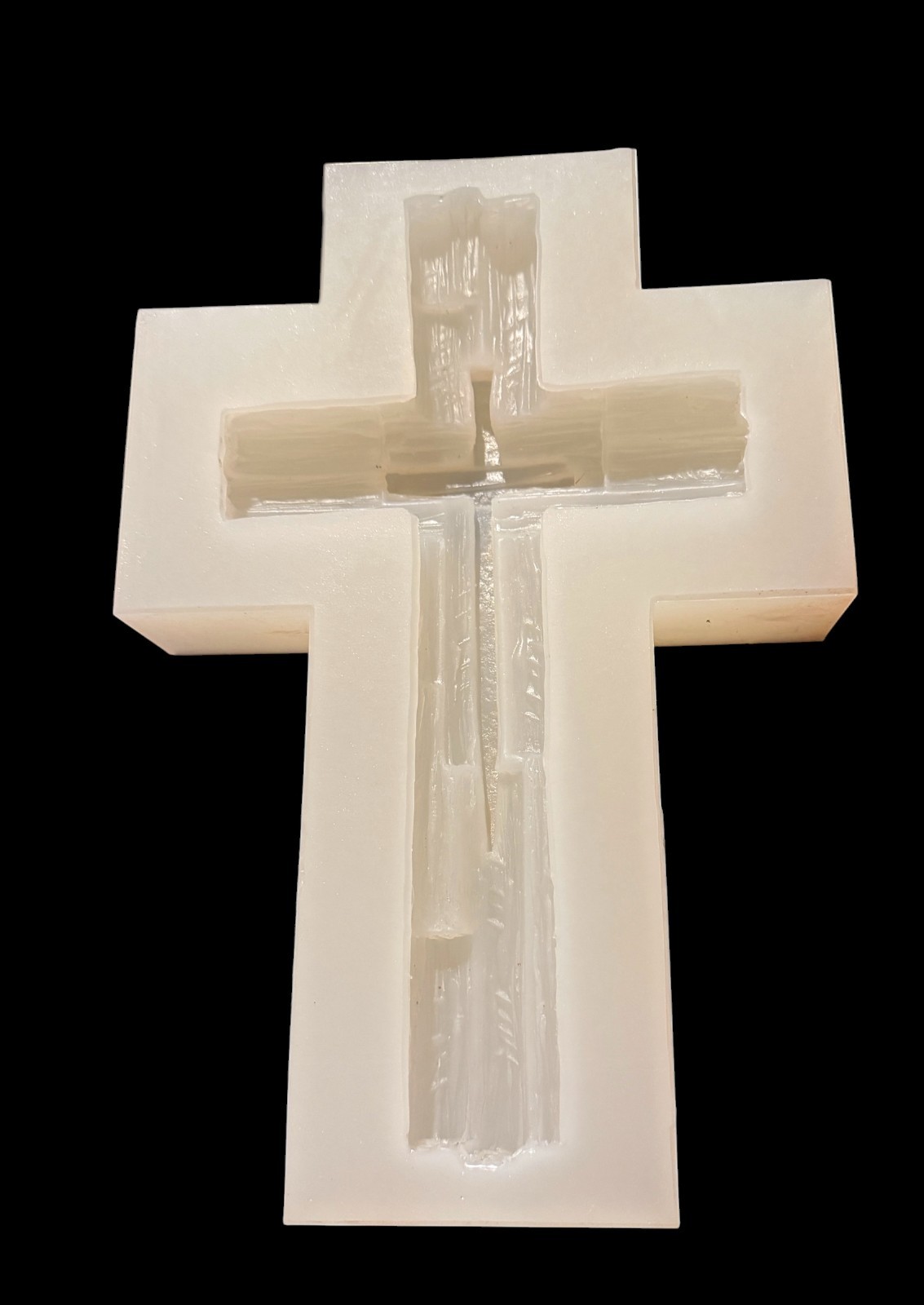 Handmade Wood Log With Nails Cross Mold For Resin