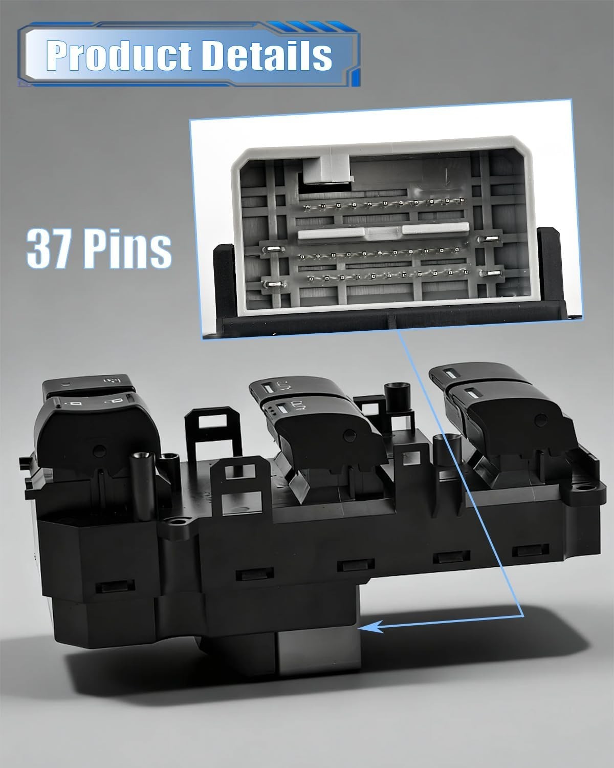 Front Left Side Power Master Window Switch 35750T2AA11 Fit for Honda Accord Seda