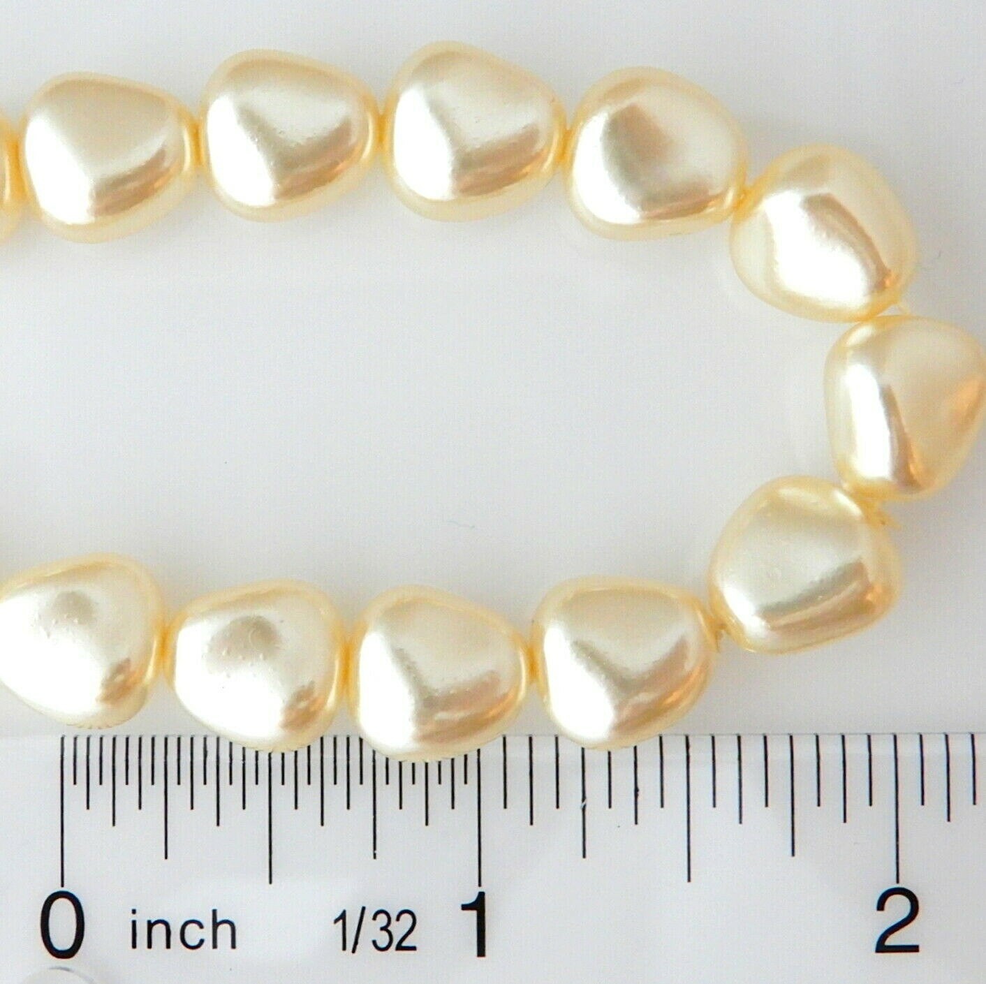 40 Exquisite Cream Cultura Preciosa Czech Pearls 11mm Pearl Nugget Baroque Beads