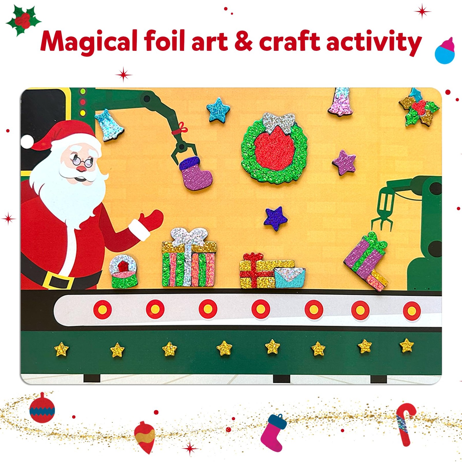 Foil Fun – Mess-Free Art & Craft Kit for Kids, DIY Creative Activity, Travel …
