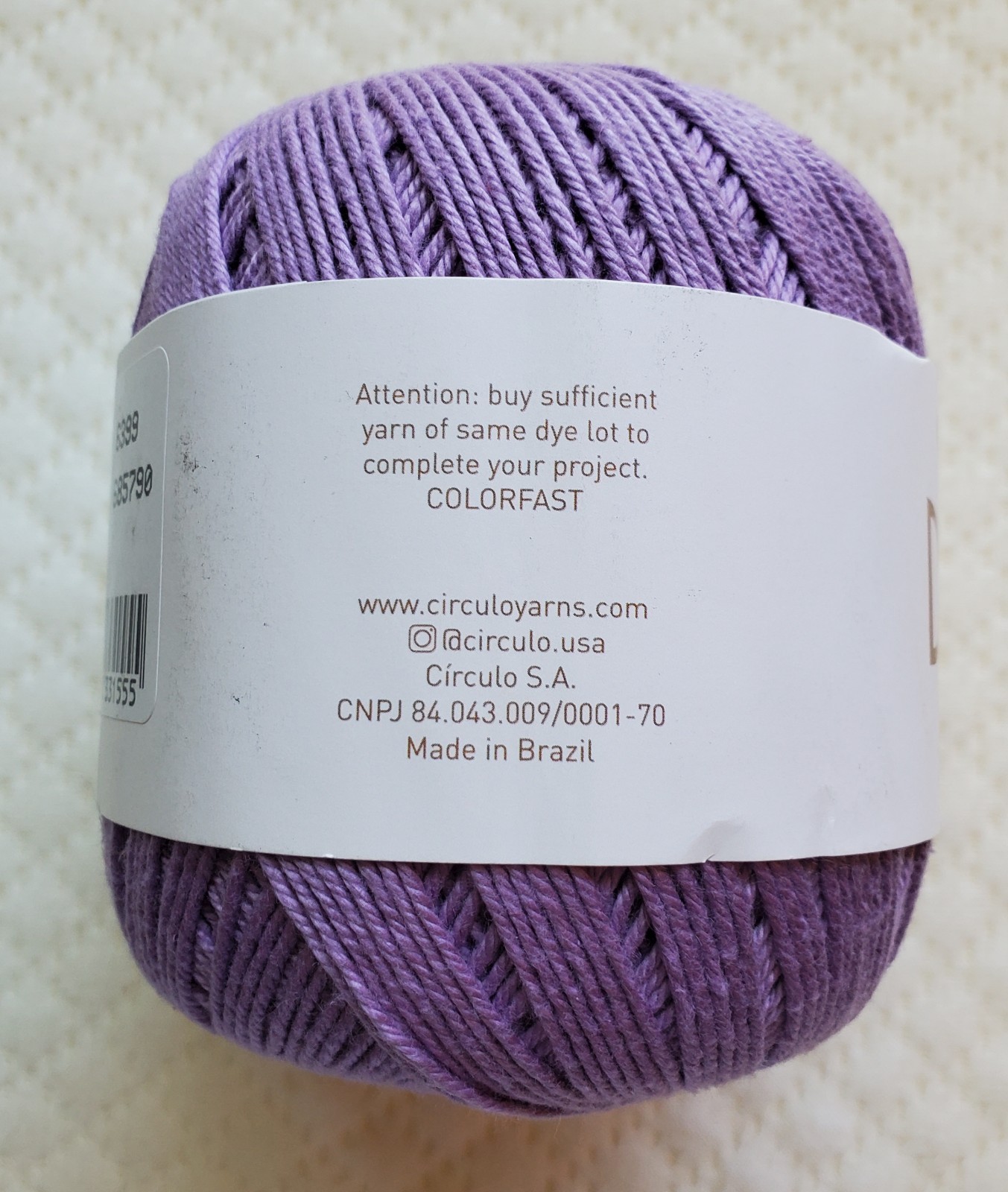Círculo Duna Yarn – 186 yds, 3.52 oz – Light DK Yarn – 100% Mercerized Yarn