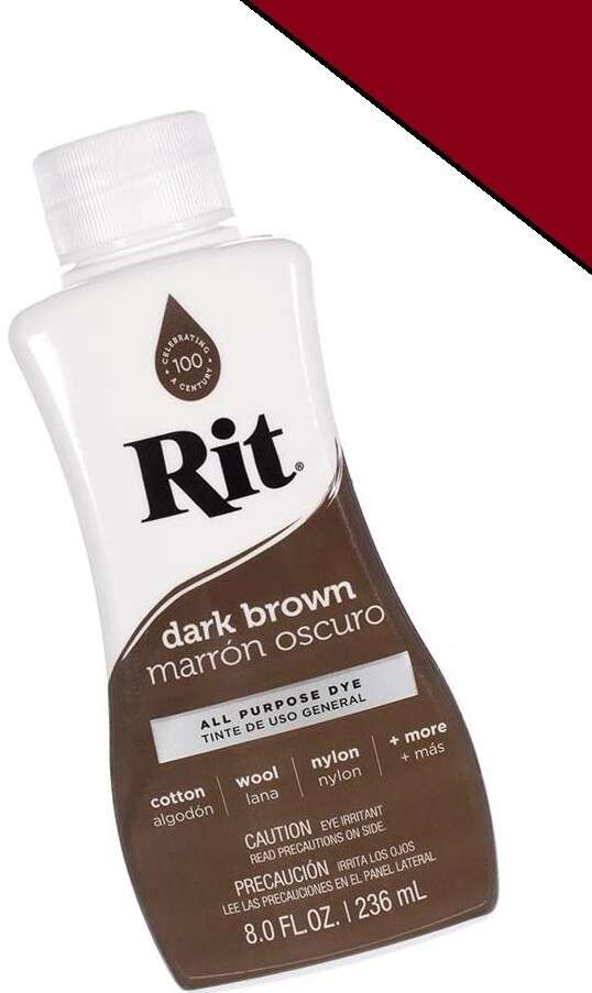 Rit Dye More For Clothes Liquid All Purpose Paint Restore Repair Black, 8 Oz New