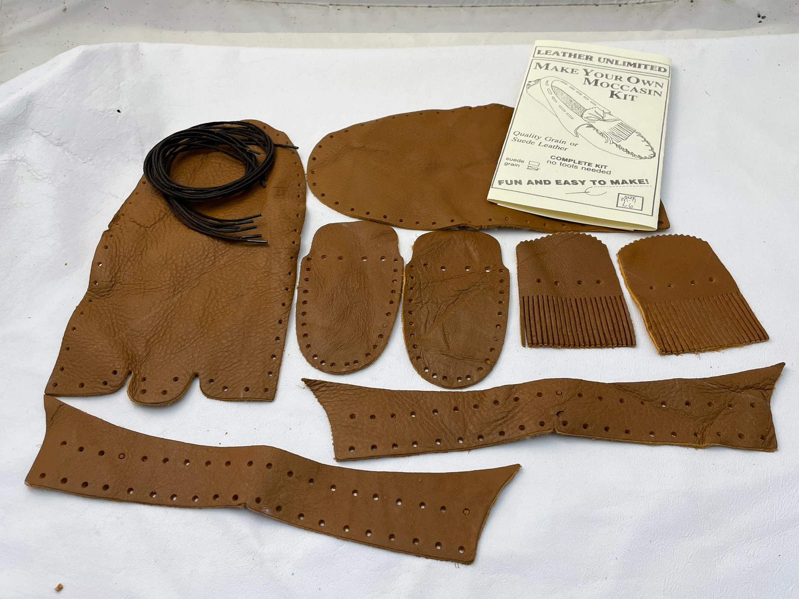 DIY Leather Moccasin Craft Kit – Make Your Own Moccasins