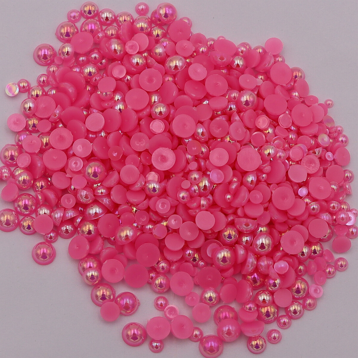 ABS Imitation Pearls Half Round Flat back Acrylic Beads DIY For Jewelry Making