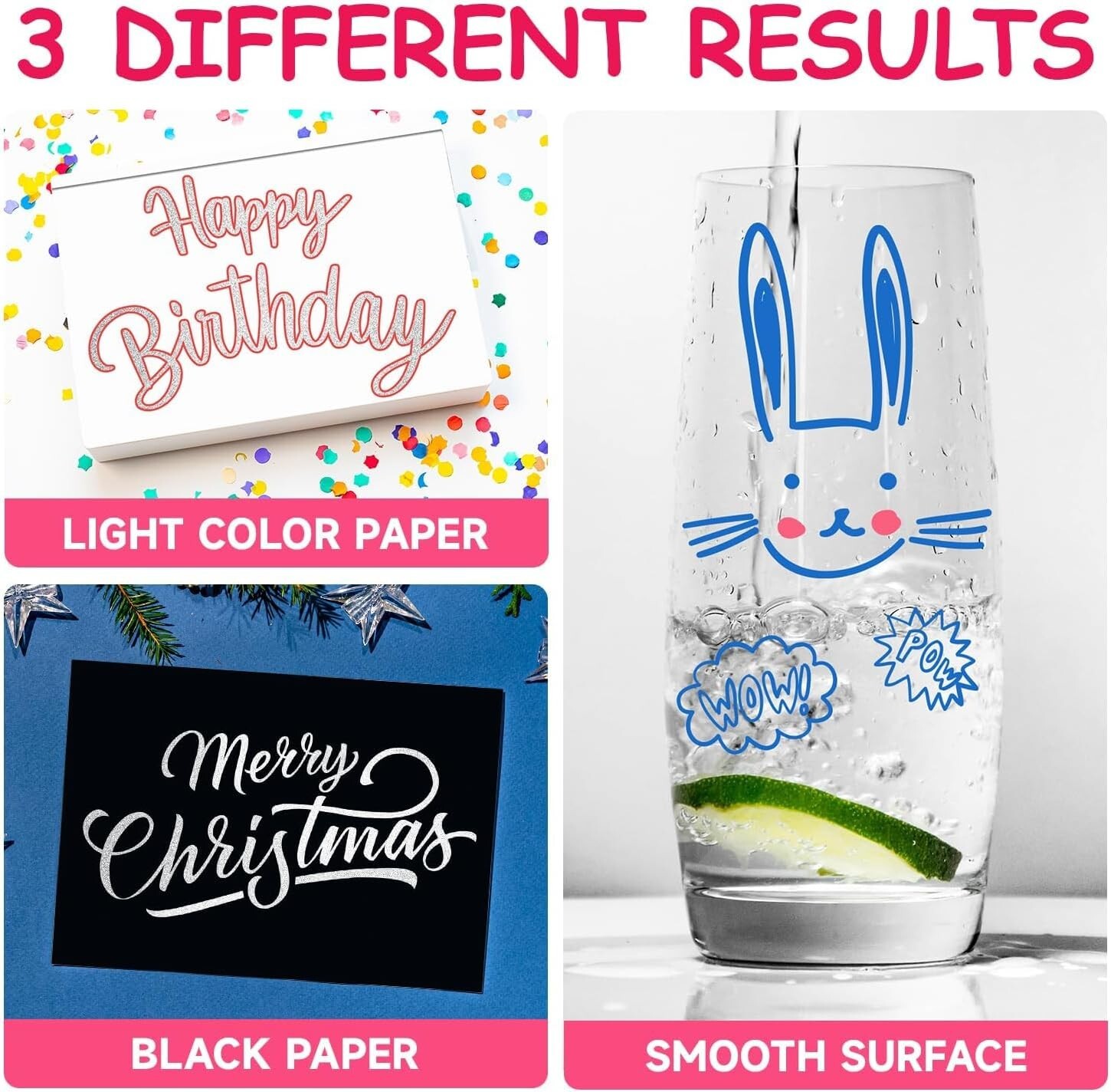 Super Sparkle Markers Double Line Outline Pens, 12 Colors Self Outline Metallic