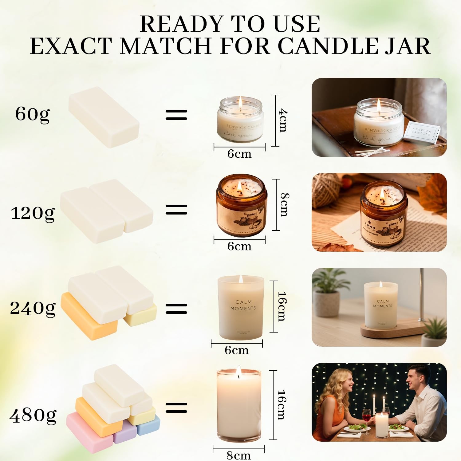 Wax Melter for Candle Making, Soy Candle Making Kit with Wax Melting Pot, DIY…