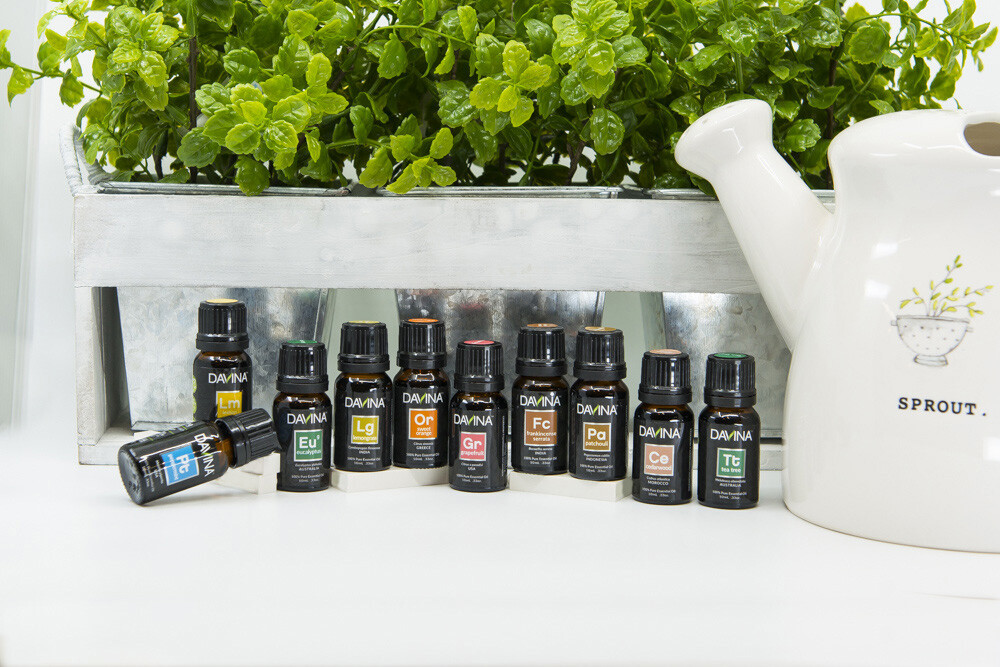 100% Pure Therapeutic Grade Essential Oil Singles by Davina Wellness