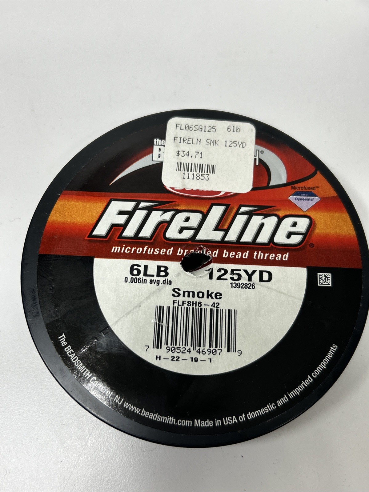 125 Yards Fireline Beading Thread 4LB 6LB 50YD Crystal Smoke PICK