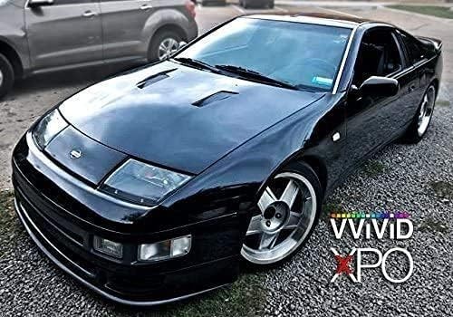 VViViD Black High Gloss Realistic Paint-Like Microfinish 2ft x 5ft,