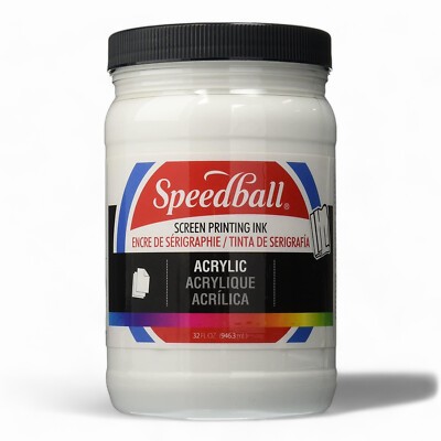 32oz White Acrylic Ink for Screen Printing
