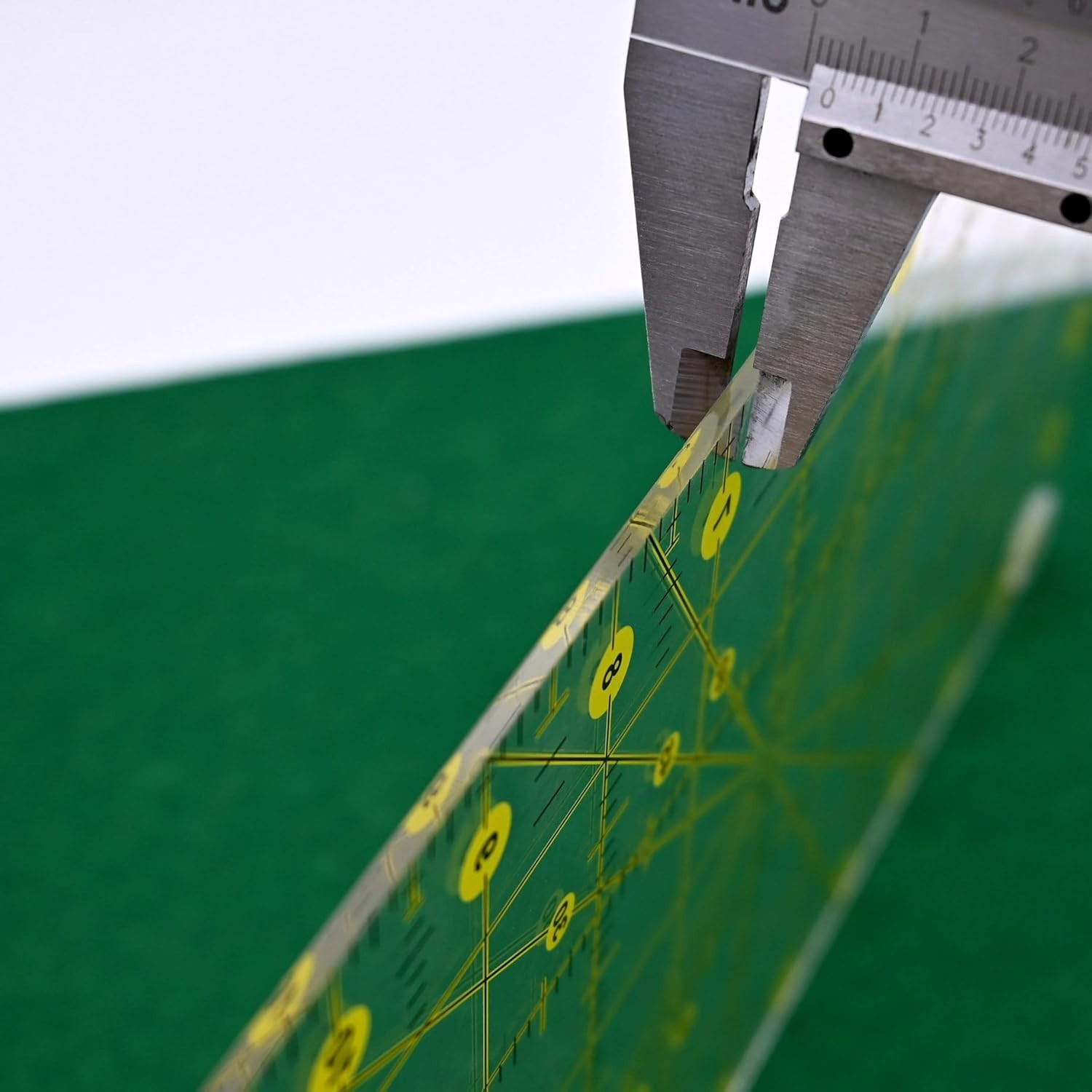 Clear Quilting Ruler 6.5×12 – Durable Acrylic for Accurate Fabric Measurements