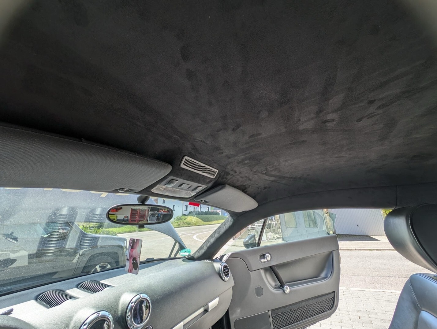 Black Headlining Material Stretch Suede Fabric for Car Auto Headliner & Trim